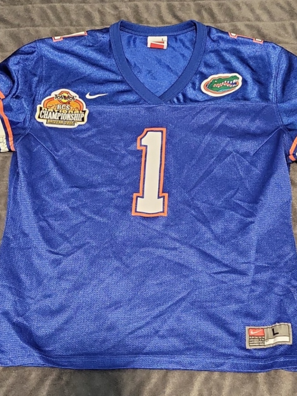 Nike Florida Gators #1 BCS National Championship Jersey Youth Large